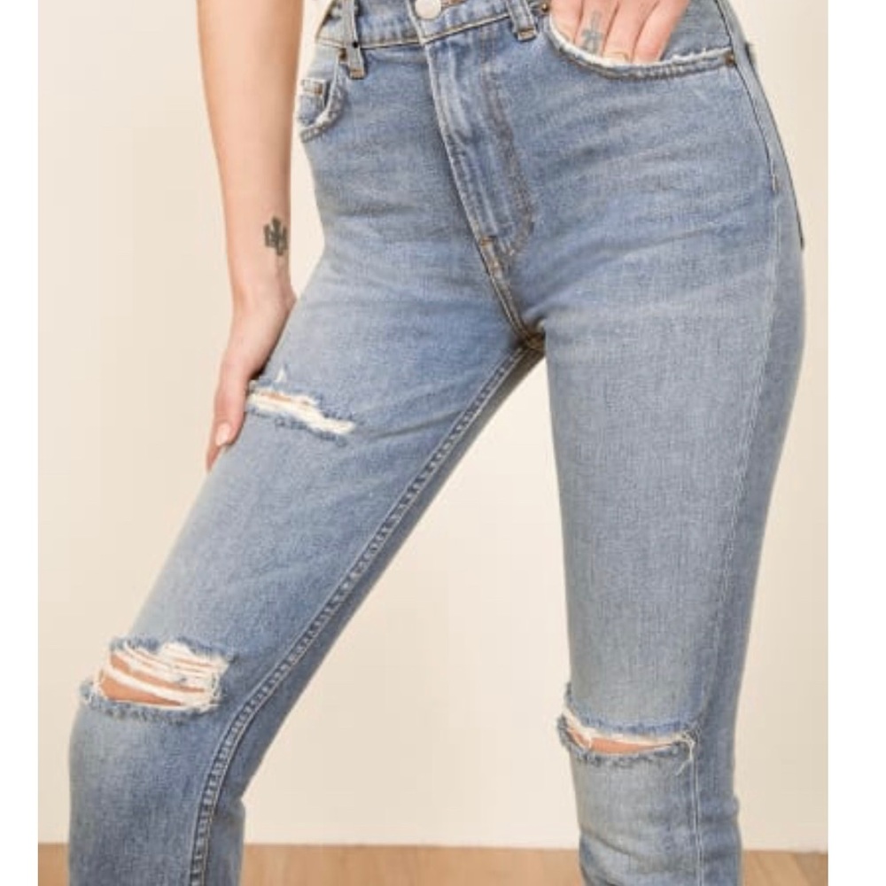Reformation Julia Crop High Cigarette Jean
